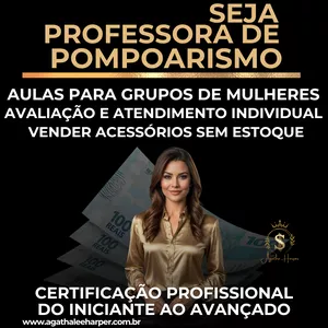 Imagem de capa para o Curso online Curso Profissionalizante: Mentora, Coach e Professora de Pompoarismo Consciente. Com 6 Certificados. Do iniciante ao Avançado. Certificação Profissional