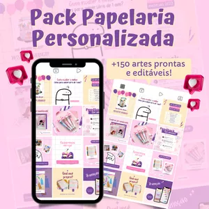 Imagem do curso Pack Papelaria Personalizada 