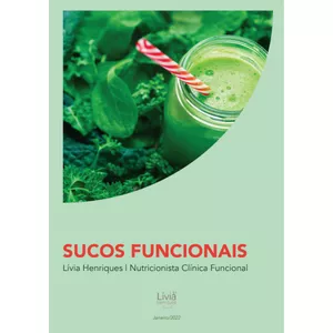 Imagem principal do produto E-book Sucos Funcionais - Lívia Henriques Nutricionista