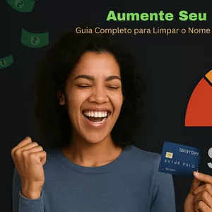 Imagem de capa para o Ebook Aumente Seu Score: Guia Completo para Limpar o Nome e Conquistar Crédito