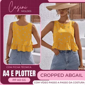 Imagem de capa para o Curso online Cropped Abgail - Molde em PDF 