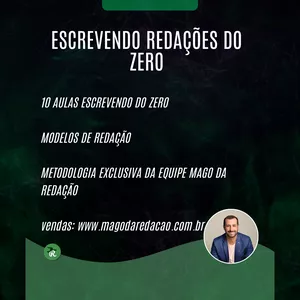 Imagem de capa para o Curso online Curso Escrevendo do Zero Redações Nota Máxima