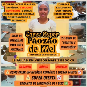 Imagem de Curso Super Pãozão De Mel criado por Jefferson de Alencar Silva  na hotmart