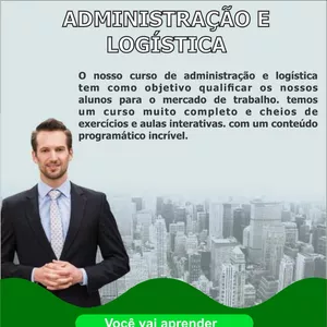 Imagem de capa para o Curso online Administração e Logística
