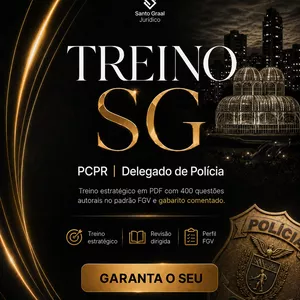 Imagem do curso PCPR | Treino SG - 400 questões autorais