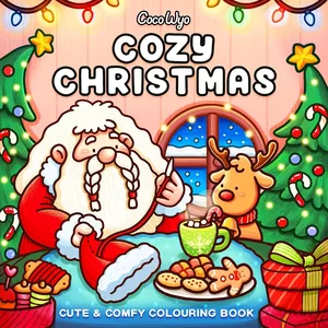 Imagen de portada para Ebook 🎄 Cozzy Christmas - Coloring Book 🎨✨