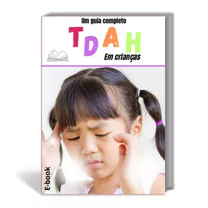 Imagem de capa para o Ebook TDAH em crianças  atualizado 2025