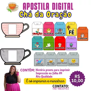 Imagem de capa para o Ebook O chá da Oração - História Bíblica