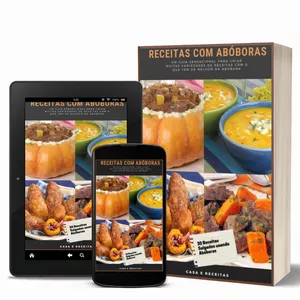Imagem de capa para o Ebook Ebook de Receitas com Abóboras