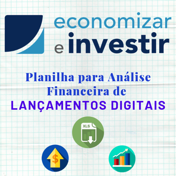 Imagem de Planilha Análise Financeira de Lançamentos Digitais criado por Economizar e Investir na hotmart
