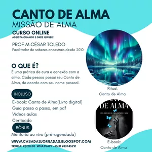 Imagem de capa para o Ebook Curso Online: Vivência do Canto da Alma - Xamanismo
