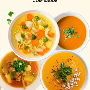 Imagem de capa para o Ebook Sopas para Emagrecer