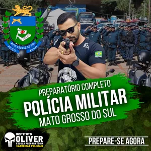 Imagem do curso 👮‍♂️Preparatório Completo POLÍCIA MILITAR do Mato Grosso do Sul  👮‍♂️ PM-MS - Instituto Óliver