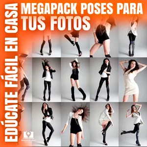 Imagen de portada para Curso online MEGAPACK POSES PARA TUS FOTOS