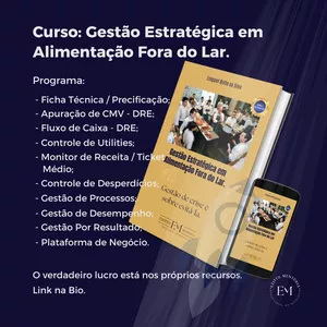 Imagem do curso Curso Gestão Estratégica em Alimentação Fora do Lar