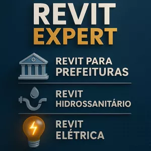Imagem do curso Revit Expert Projetos, Hidráulica, Elétrico e de Aprovação em Prefeitura