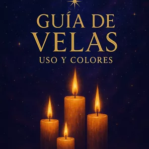 Imagen de portada para Ebook 🌟 Guía de Velas: Uso y Colores 🔥 Descubre el poder espiritual de las velas y transforma tu energía desde el primer ritual.