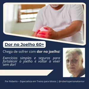 Imagem de capa para o Ebook E-book - Dor no Joelho 60+