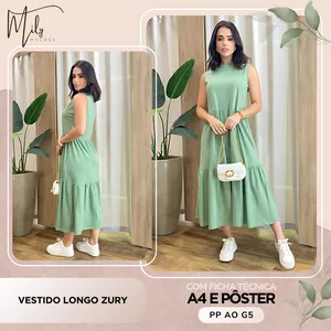 Imagem de capa para o Ebook Vestido Longo Zury