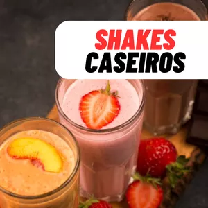 Imagem de capa para o Ebook Shakes Caseiros
