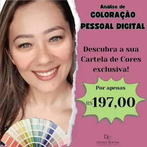 Imagem de capa para o Ebook Análise de Coloração Pessoal Digital