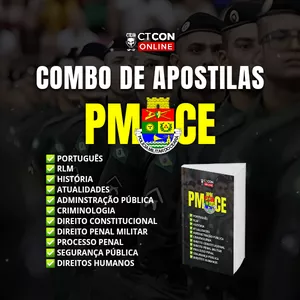 Imagem de capa para o Ebook COMBO DE APOSTILAS PARA PMCE 