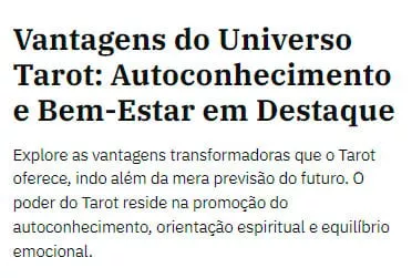 Curso Tarot sem Mistério — imagem 3