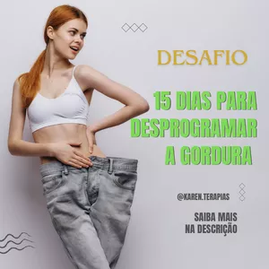 Imagem de capa para o Evento online Desafio Desprogramando a Gordura - @karen.terapias