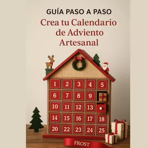 Imagen de portada para Ebook Guía Paso a Paso – Crea tu Calendario de Adviento Artesanal 🎄✨