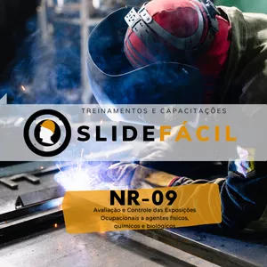 Imagem de capa para o Curso online NR-09 - AVALIAÇÃO E CONTROLE DAS EXPOSIÇÕES OCUPACIONAIS A AGENTES FÍSICOS,  QUÍMICOS E BIOLÓGICOS