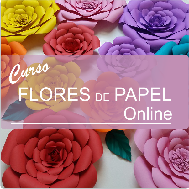 Curso Curso Flores de Papel Online