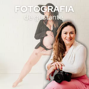 Imagem de capa para o Curso online Fotografia de Gestante