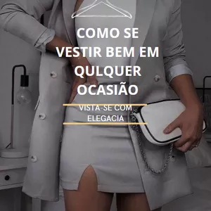 Imagem de capa para o Ebook como se vestir bem em qualquer ocasião