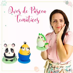 Imagem de capa para o Curso online Ovos de Páscoa Temáticos