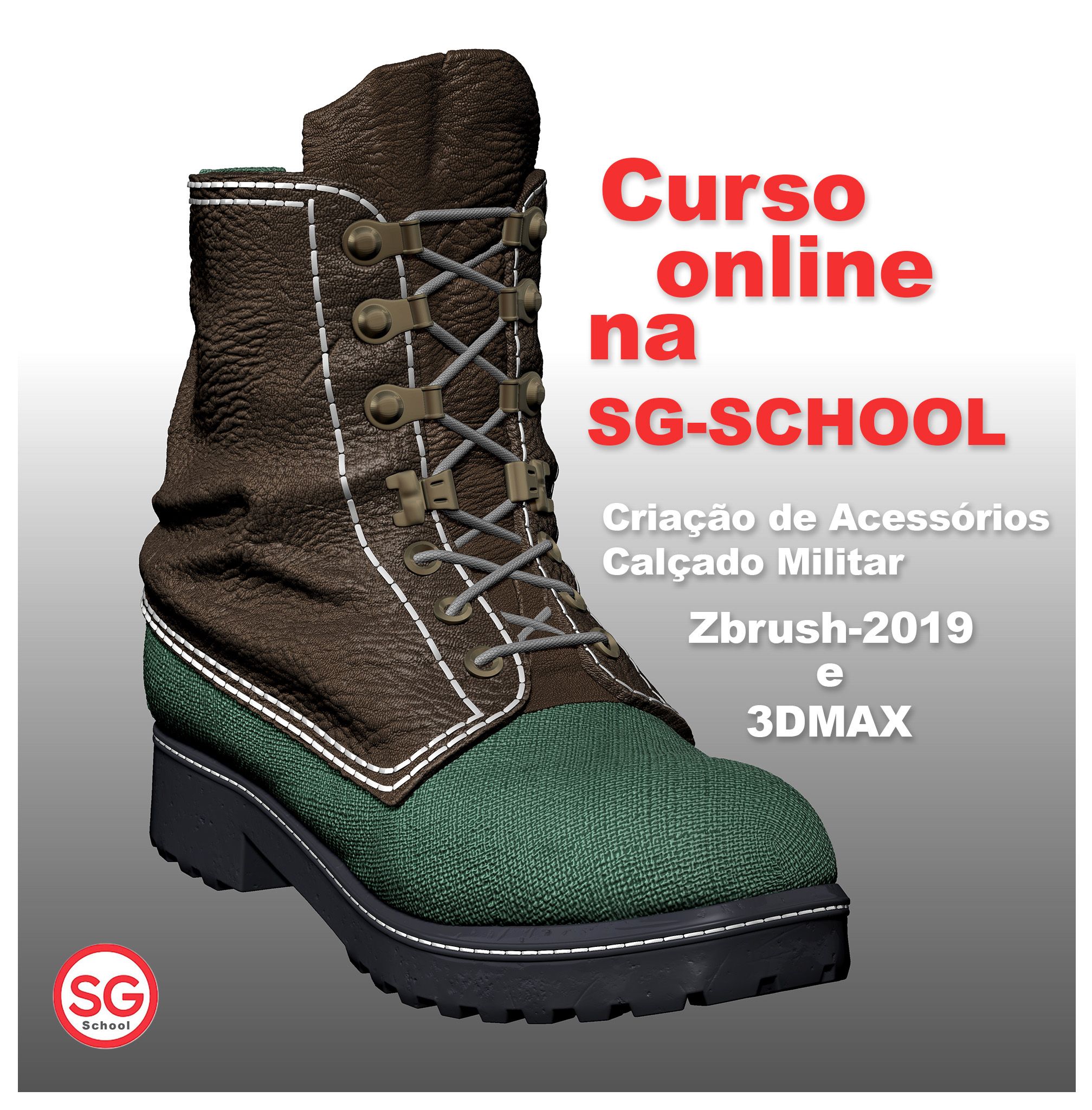 Imagem do curso Criação de Acessórios - Calçado Militar 
