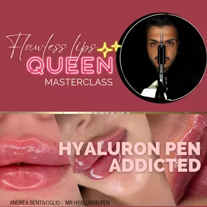 Cover image for Online course ''FLAWLESS LIPS® QUEEN''-Hyaluron Pen online Masterclass