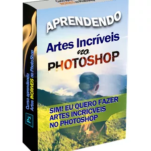 Imagem de capa para o Curso online APRENDENDO ARTES INCRÍVEIS NO PHOTOSHOP
