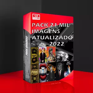 Imagem de capa para o Ebook Pack de imagens 21 mil imagens 2022 para quadros canecas sublimação
