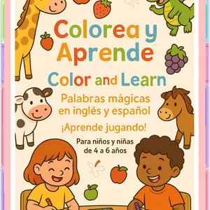 Imagen de portada para Ebook Colorea y Aprende / Color and Learn