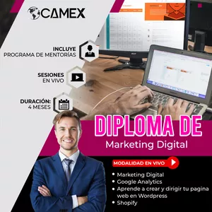 Imagem principal do produto Diploma de Marketing Digital