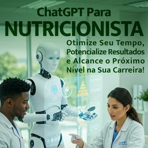 Imagem de capa para o Ebook ChatGPT para NUTRICIONISTA