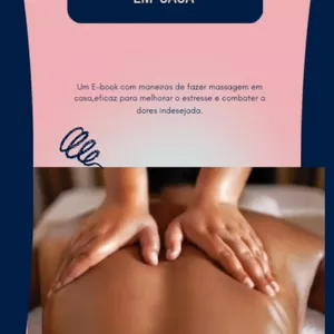 Imagem de capa para o Ebook Aprenda fazer massagem em casa