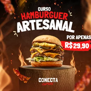 Imagem do curso Curso de hambúrguer Artesanal