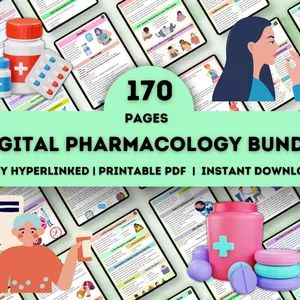 Cover image for Ebook HARDCOPY Nursing School Notes, Nursing Notes, Nursing Bundle, Nursing Study Guide, Nurse Notes, Nursing Essentials , Med Surg, Pharmacology