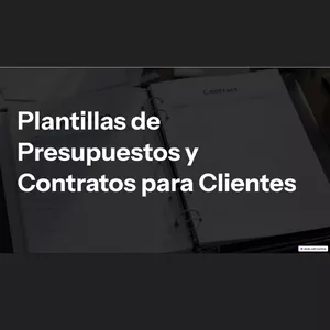 Imagen de portada para Curso online Plantillas de Presupuestos y Contratos Para Clientes