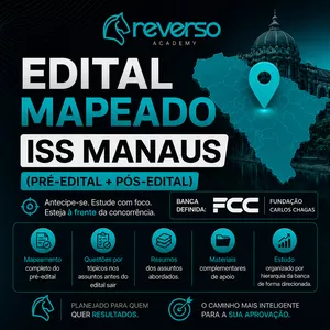 Imagem do curso EDITAL MAPEADO ISS MANAUS (PRÉ + PÓS-EDITAL)