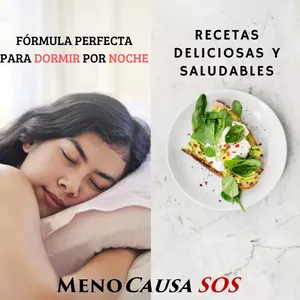 Imagen de portada para Curso online Combo MenoCausa SOS: Fórmula perfecta para dormir por noche + Recetas Deliciosas y Saludables