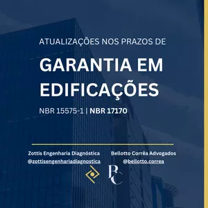 Imagem de capa para o Ebook Ebook - NBR 17170 - Atualizações nos Prazos de Garantias de Edificações