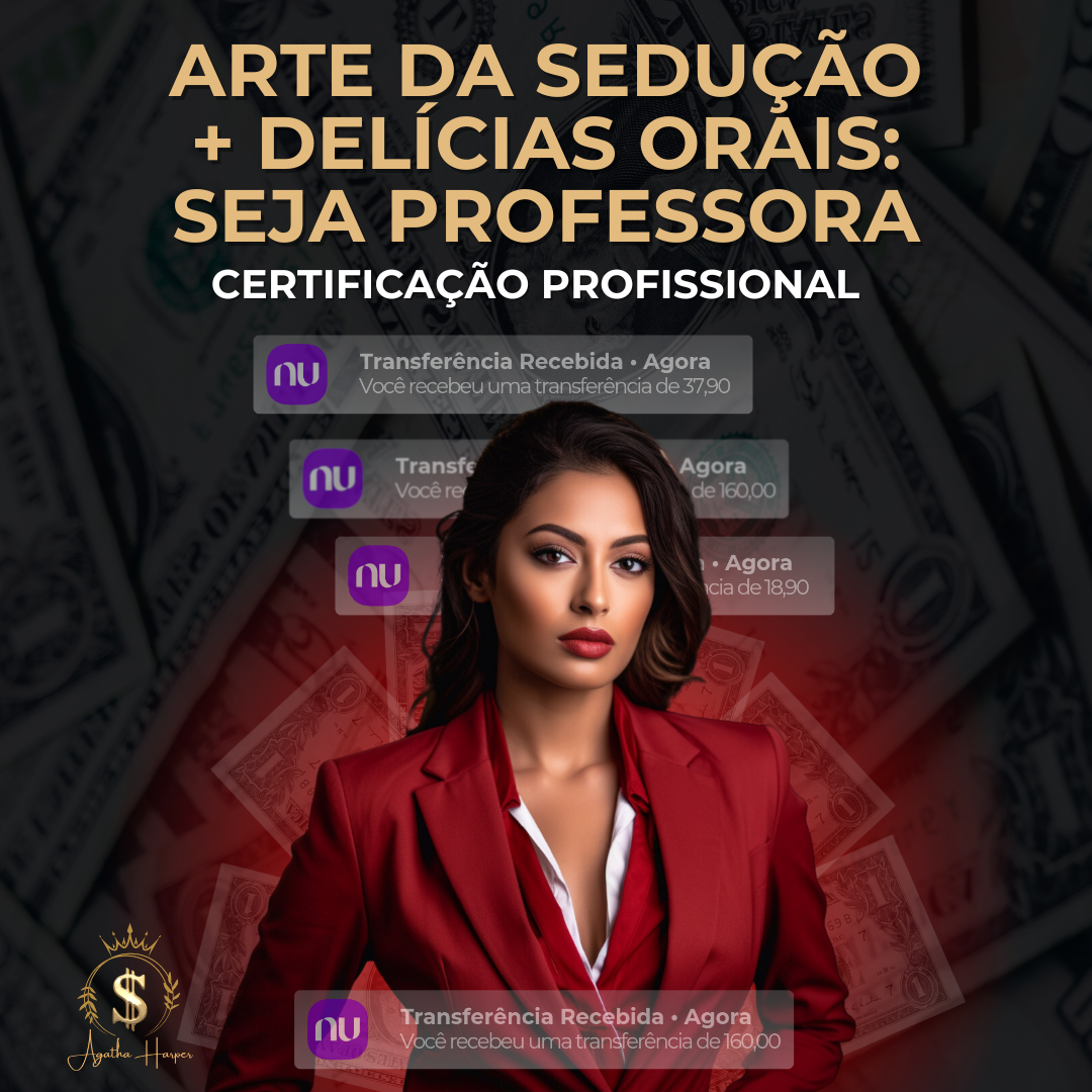 Sex Coach: Seja Professora de Arte da Sedução + Técnicas de Feminilidade + Sexo Oral Básico e Avançado. Curso Profissionalizante com Certificado Profissional Curso diário - DIcas