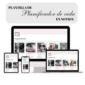Imagen de portada para Ebook PLANTILLA DE PLANIFICADOR DE VIDA EN NOTION